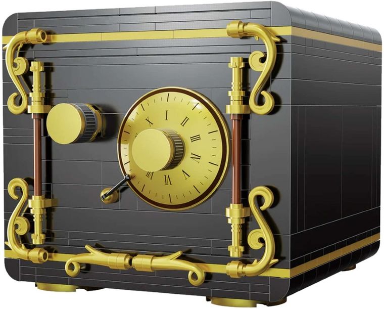 Cada, The Secret of Safe, czarny sejf, 442 elementy