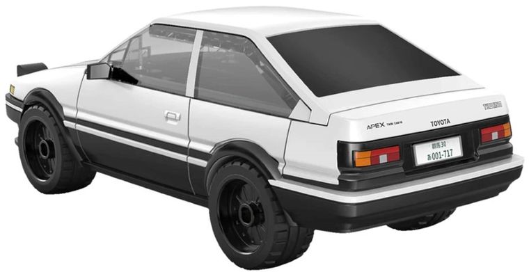 Cada, Toyota AE86-Trueno, Initial-D, pojazd miejski, 1:35, 72 elementy
