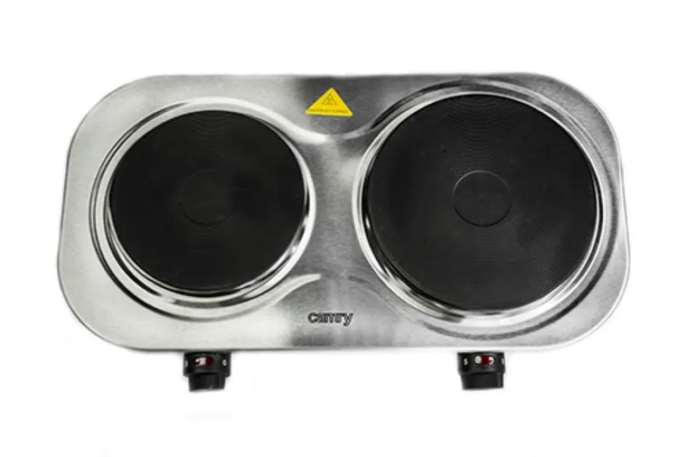 Camry, kuchenka elektryczna dwupalnikowa, 2500W, CR 6511