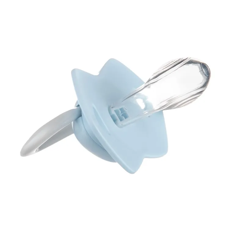 Canpol babies, Bonjour Paris, smoczek uspokajający, silikonowy, symetryczny, 0-6m, 2 szt., niebieski