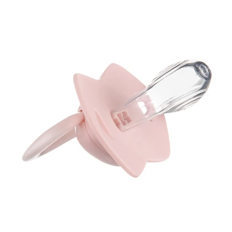 Canpol babies, Bonjour Paris, smoczek uspokajający, silikonowy, symetryczny, 18m+, 2 szt., różowy