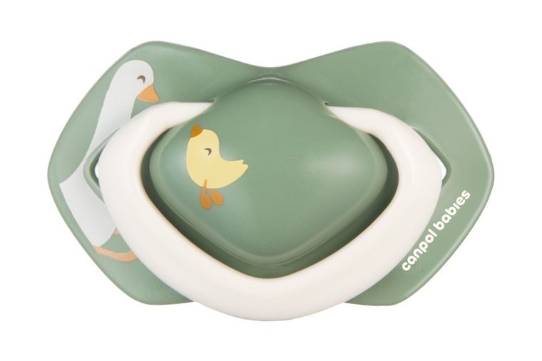 Canpol babies, Goose, smoczek silikonowy, symetryczny, 18m+, 2 szt.