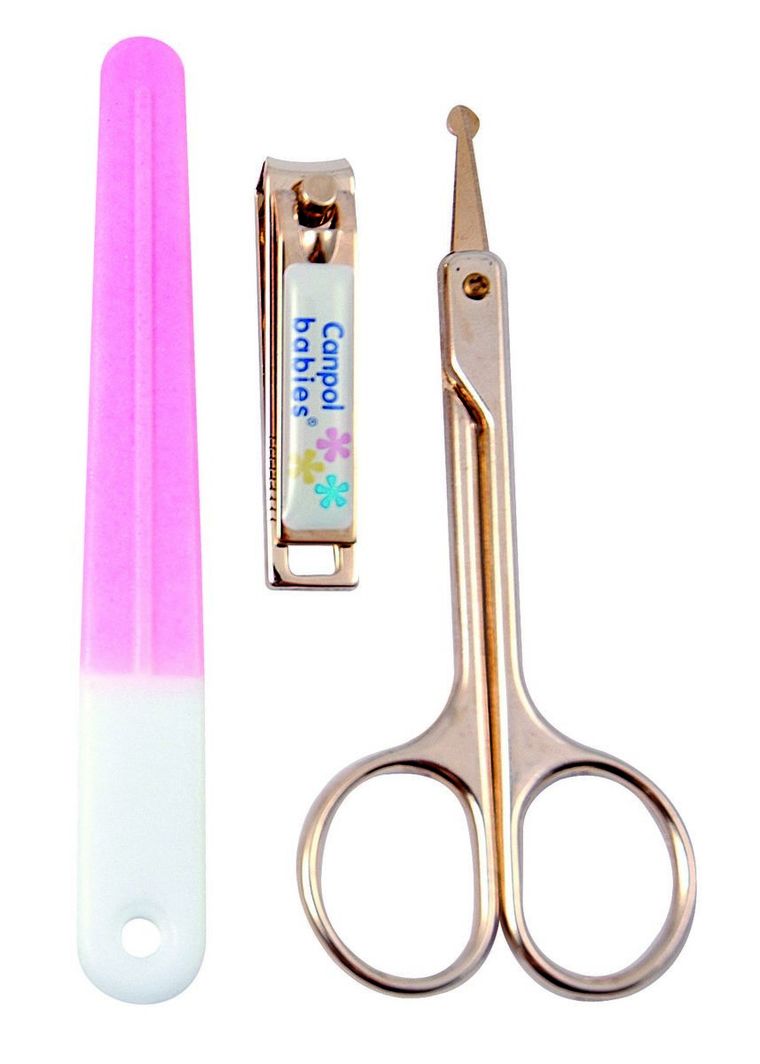 Canpol babies, nożyczki + cążki + pilniczek, zestaw