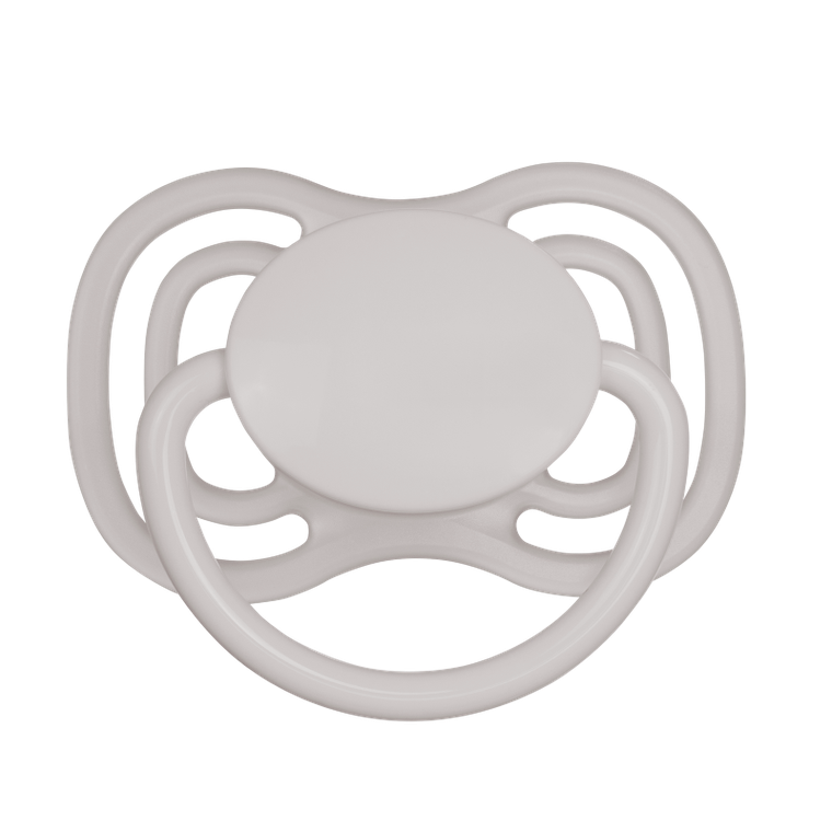 Canpol babies, Nude, smoczek silikonowy, symetryczny, niebieski, 18m+, 2 szt.