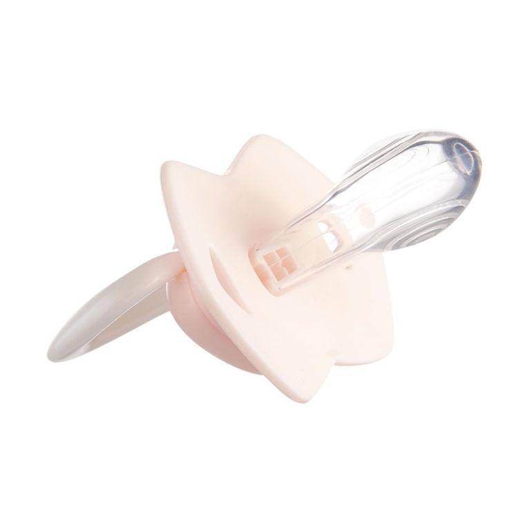 Canpol babies, Royal Baby, smoczek uspokajający, silikonowy, symetryczny, 0-6m, 2 szt., różowy