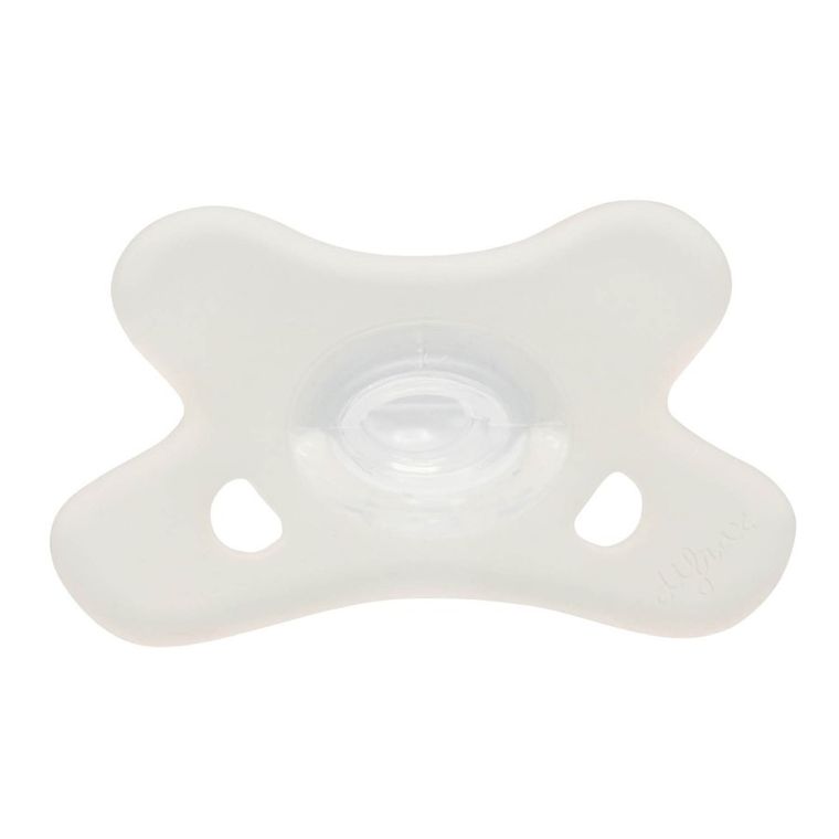 Canpol babies, smoczek silikonowy, symetryczny, white, 6-12m