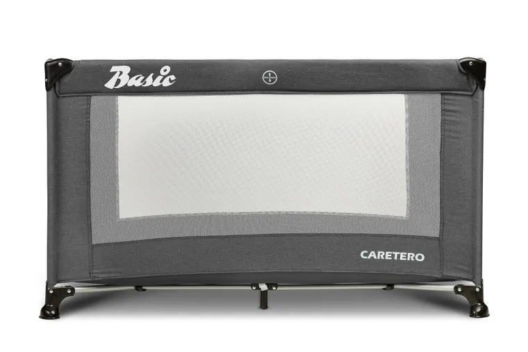 Caretero, Basic, łóżeczko turystyczne, Graphite