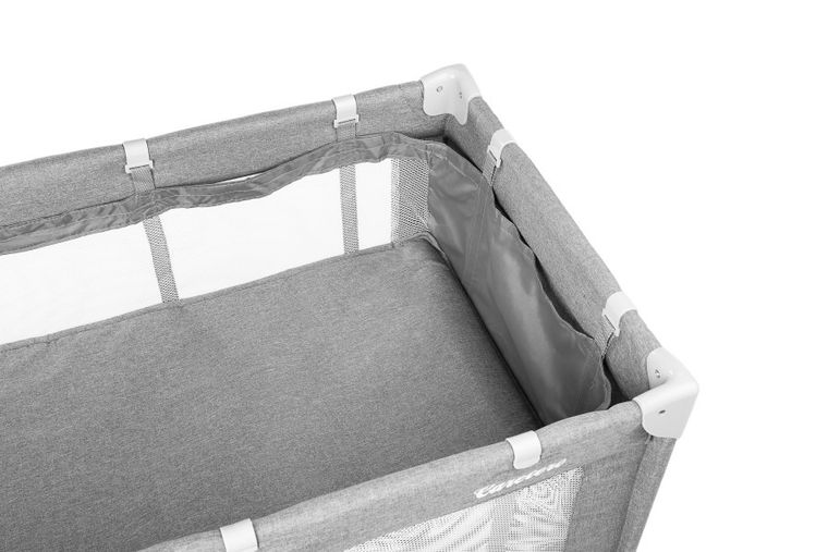 Caretero, Basic Plus, łóżeczko turystyczne, Grey