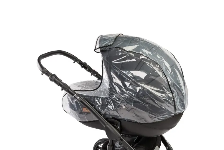 Caretero, folia przeciwdeszczowa na wózki głęboko-spacerowe