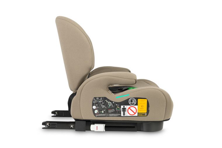 Caretero, Irbis, fotelik samochodowy, podstawka, i-Size, beige, 125-150 cm