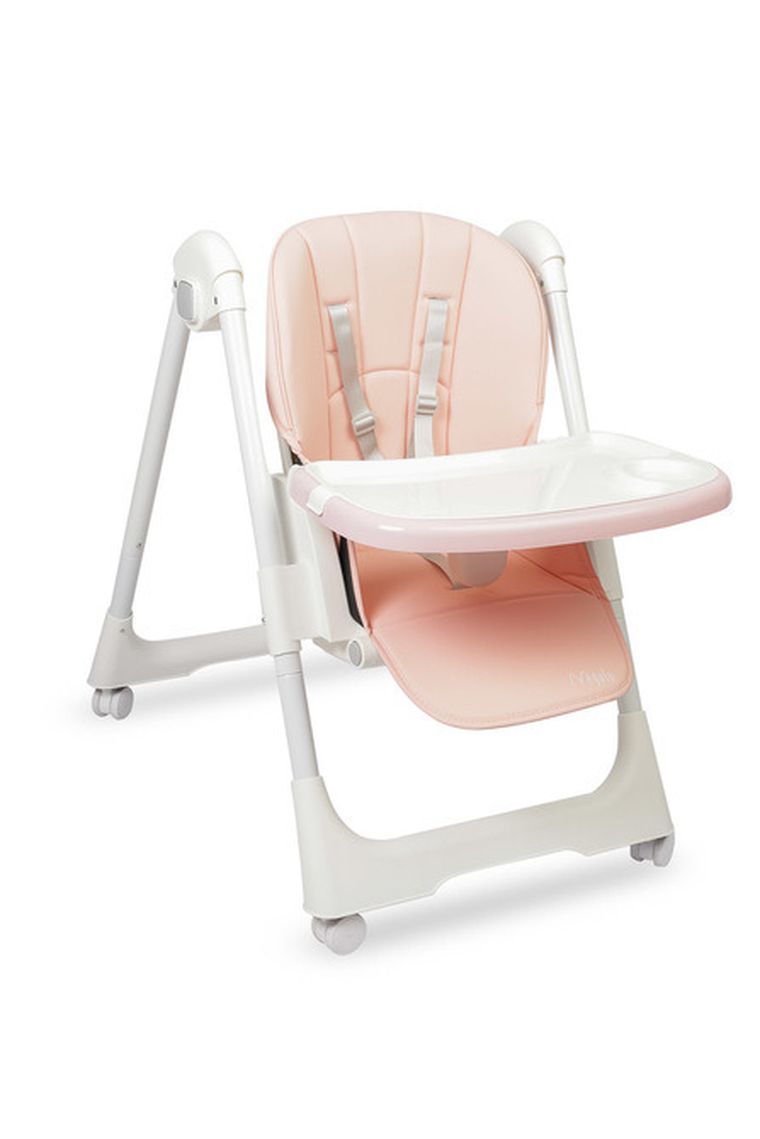 Caretero, krzesełko do karmienia, megalo pink