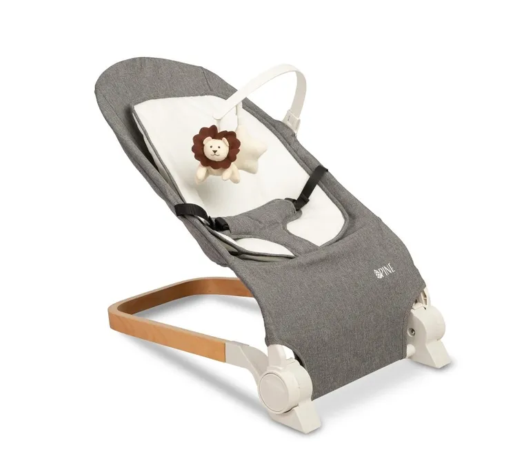 Caretero, Pine, leżaczek, Grey