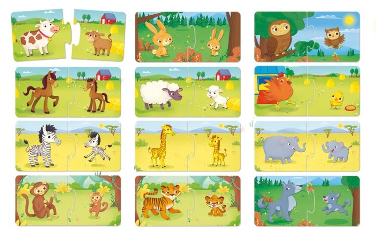 Carotina Baby, Mamy i ich dzieci, gra logiczna