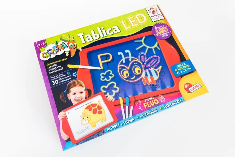 Carotina, tablica LED