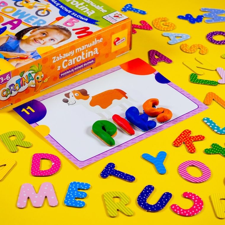 Carotina, Zabawy manualne z Carotiną, słówka