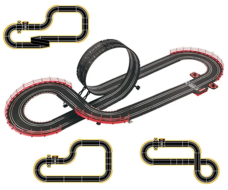 Carrera Go, GT Powerplay, tor wyścigowy z pojazdami, 4,9m