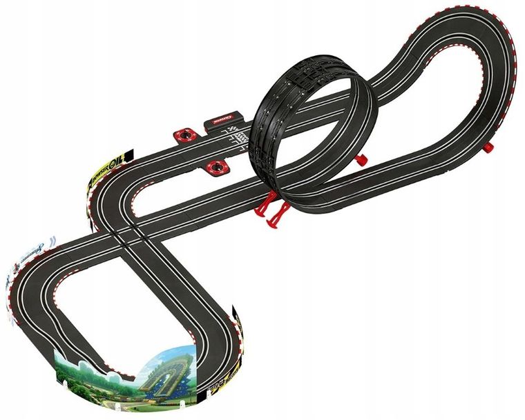 Carrera Go, Super Mario, tor wyścigowy z pojazdami, 5,3 m