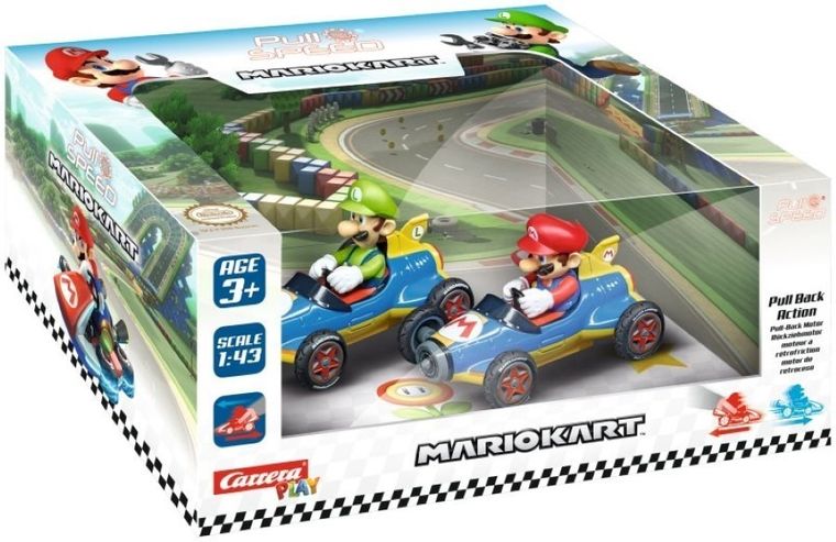 Carrera, Pull & Speed, Mario Kart, zestaw pojazdów