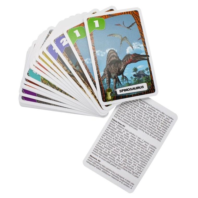 Cartamundi, Dinozaury, Piotruś i memo 2w1, gra karciana