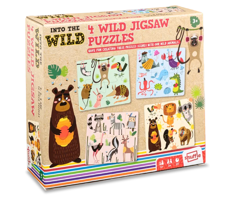 Cartamundi, Into the Wild, Puzzles, 4 układanki