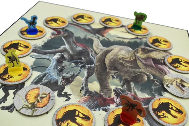 Cartamundi, Modern Classics, Jurassic World, Dino Chase, gra planszowa