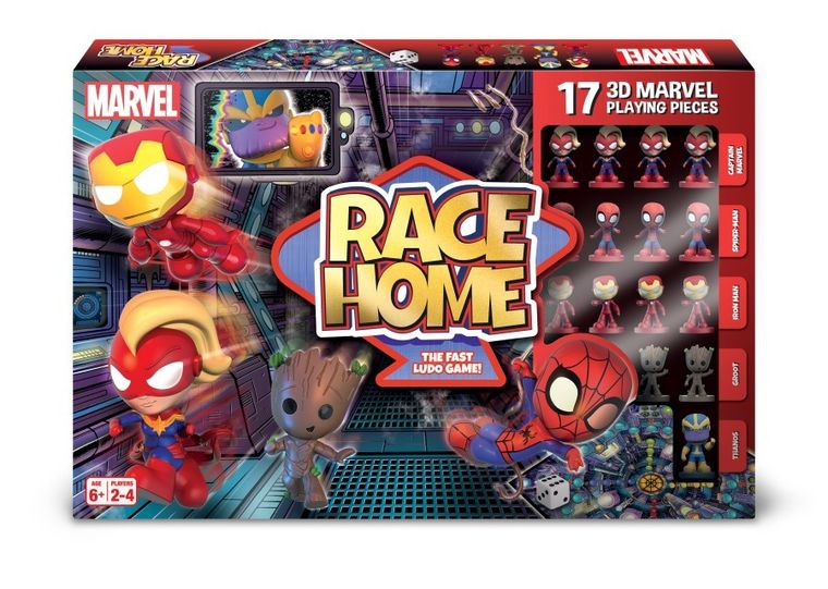 Cartamundi, Modern Classics, Marvel Super Heroes, Race Home, gra planszowa