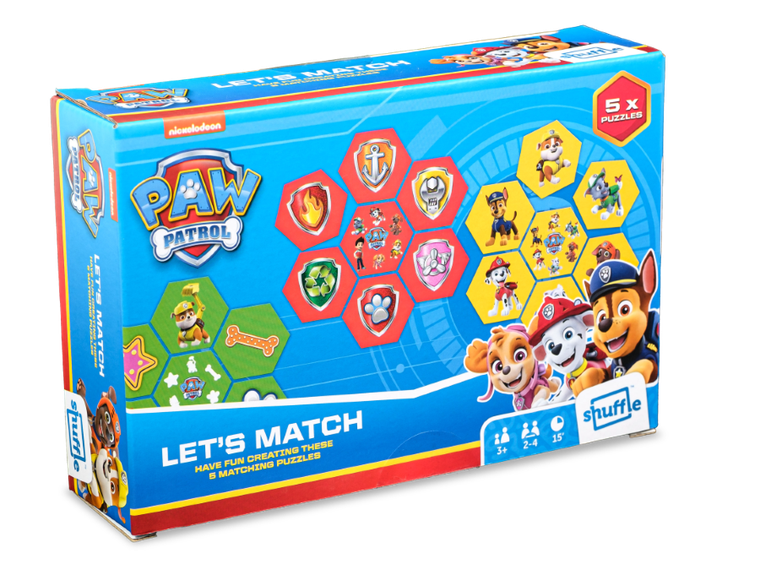 Cartamundi, Psi Patrol, Let's Match, gra logiczna