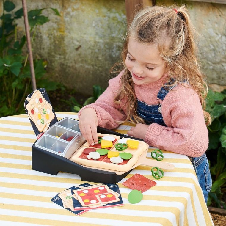 Casdon, pizza do krojenia, zestaw z dodatkami do pizzy