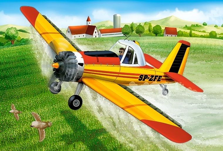 Castorland, Agricultural Machines, puzzle 4-1, 8-12-15-20 elementów, 55 elementów