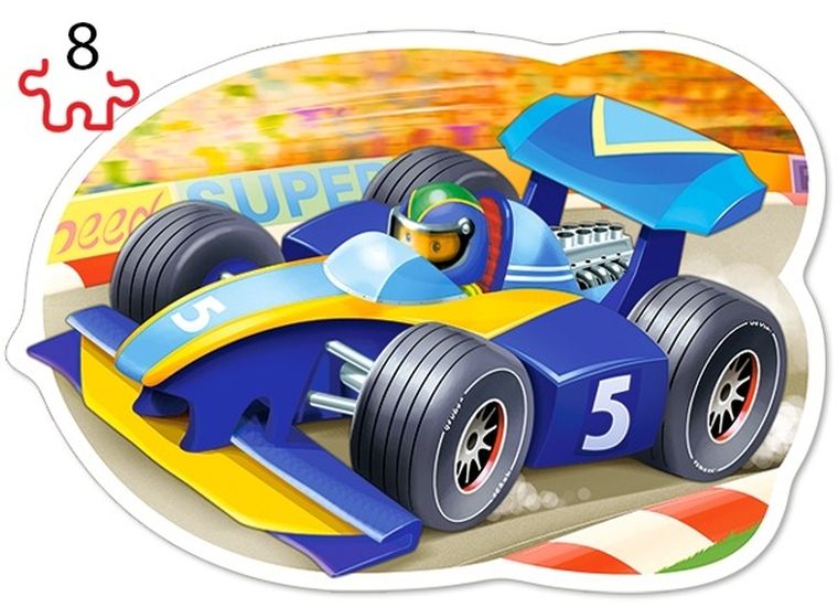 Castorland, Ride for Fun, puzzle 4w1, 8-12-15-20 elementów