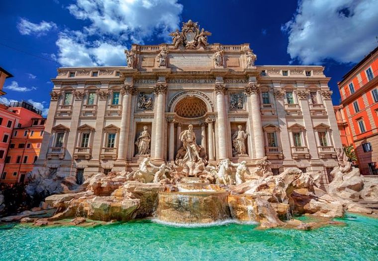 Castorland, The Trevi Fountain, Rzym, puzzle, 1500 elementów