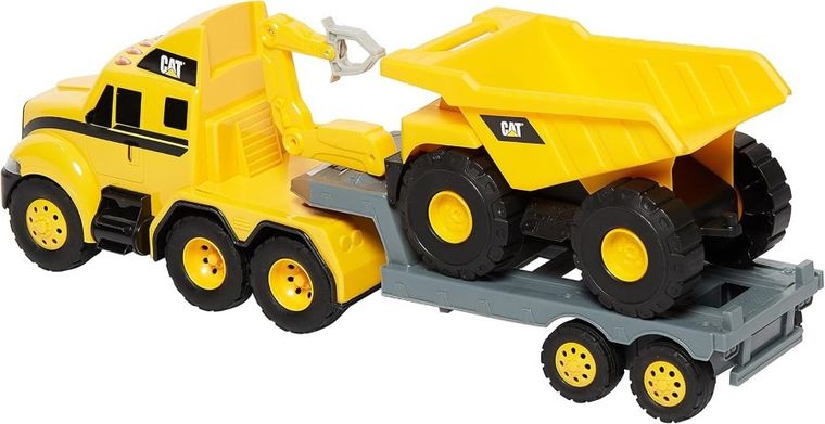 CAT, transporter laweta z wywrotką, interaktywny pojazd budowlany
