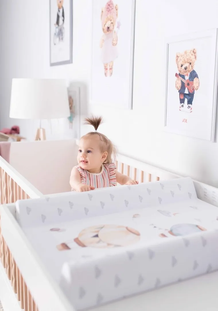 Ceba Baby, Basic, Spots, przewijak miękki, profilowany, krótki, 50-70 cm