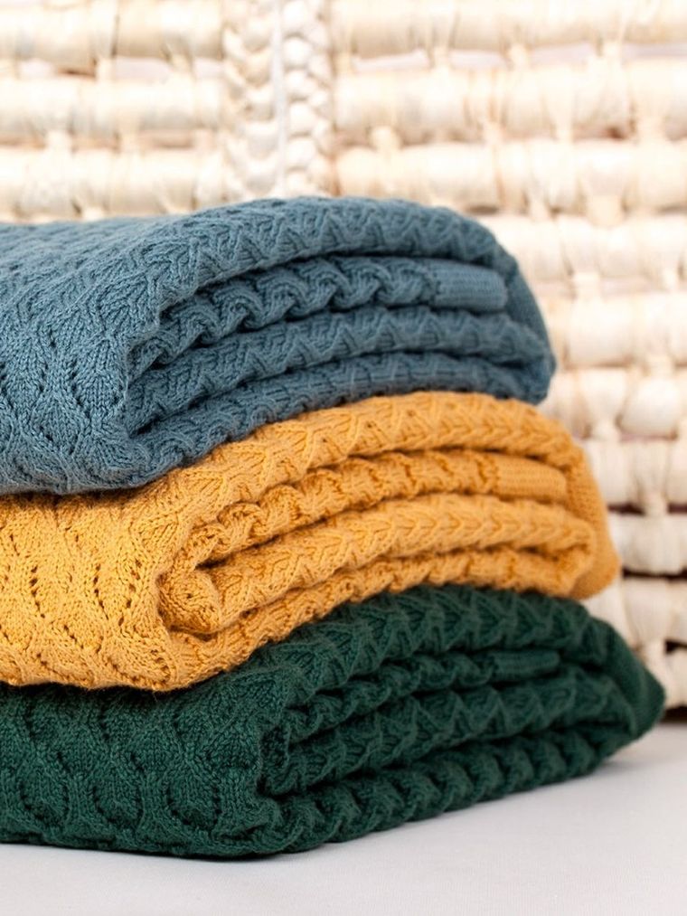 Ceba Baby, Fale, dziany kocyk dziecięcy, Peru, 90-90 cm