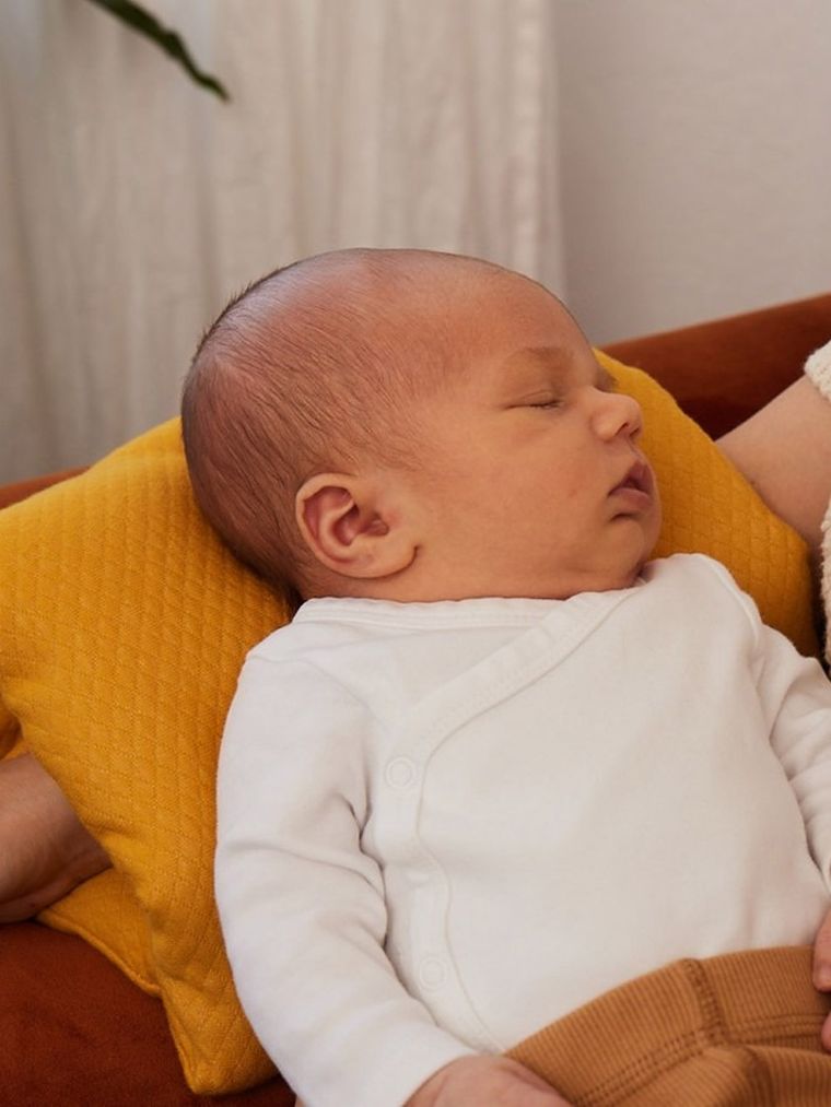 Ceba Baby, Feed&Go, poduszka dziecięca, pomarańczowa