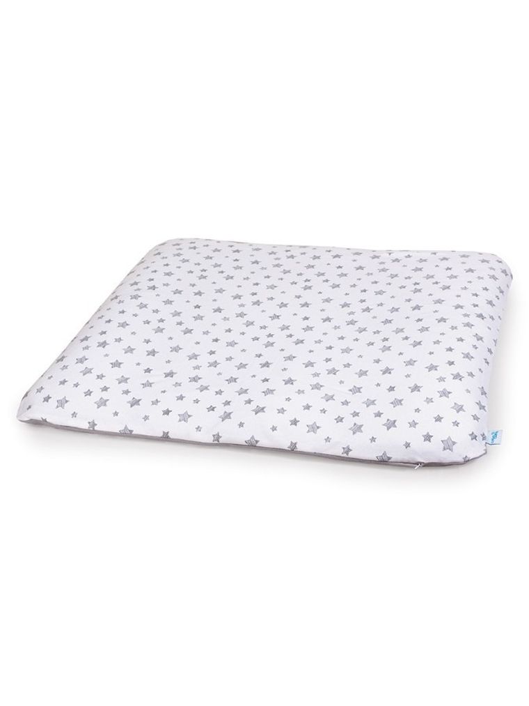 Ceba Baby, Grey Stars, pokrowiec na przewijak miękki, 75-72 cm, 2 szt.