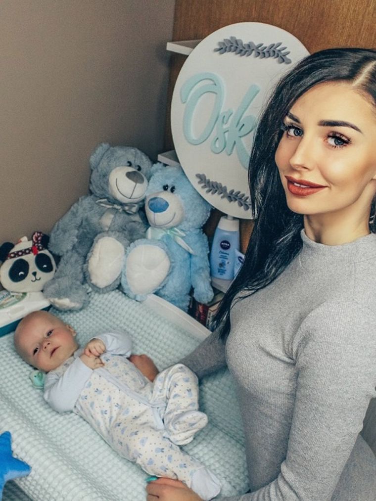 Ceba Baby, Waffle Line, pokrowiec na przewijak, Mist Blue, 50-70 cm