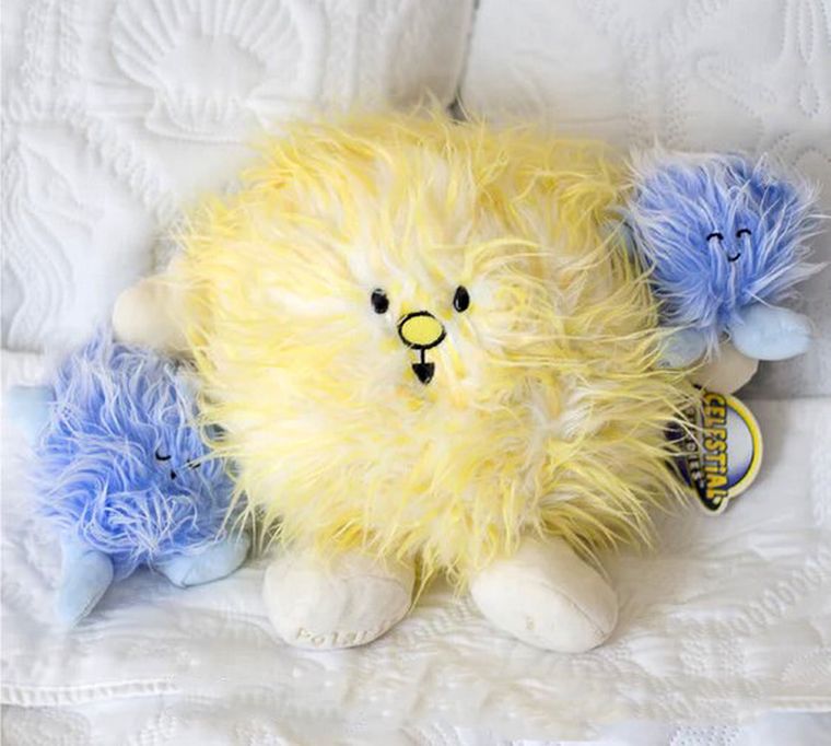 Celestial Buddies Planety, Pluszowe Gwiazdki, Polaris Ab i B, maskotki, 9 i 10 cm, 2 szt.