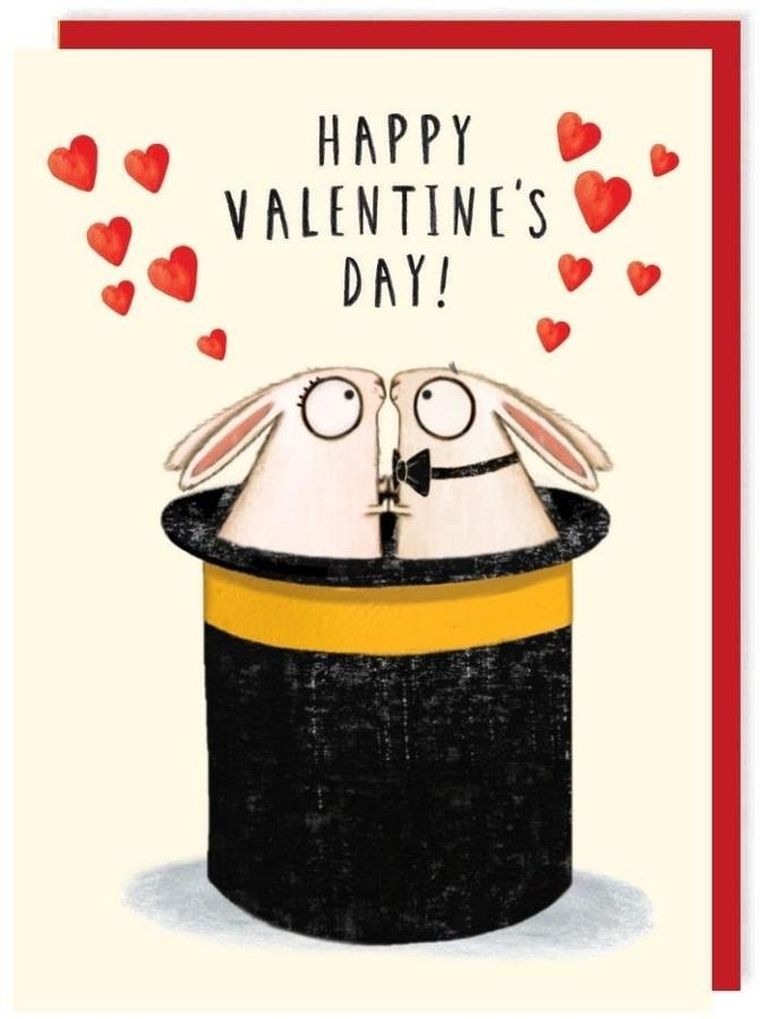 Charley Rabbit, karnet, walentynki, magiczne króliki