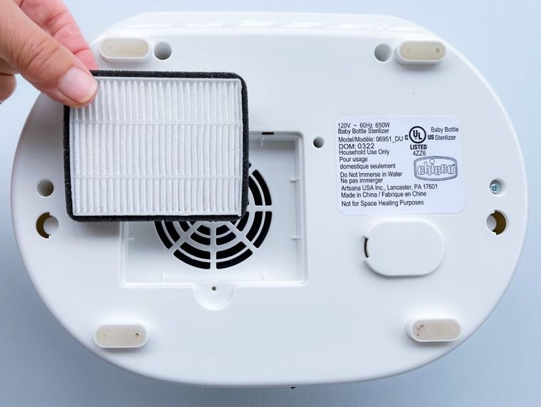 Chicco, All in One, filtr powietrza do sterylizatora z suszarką