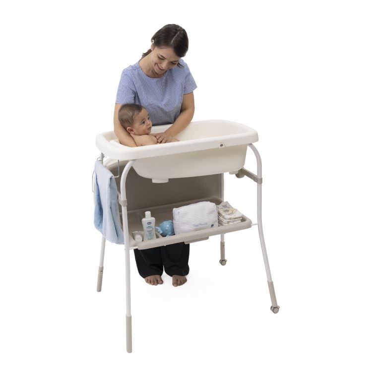 Chicco, Armonia, wanienka z przewijakiem, Soft Bubble, Motherpearl