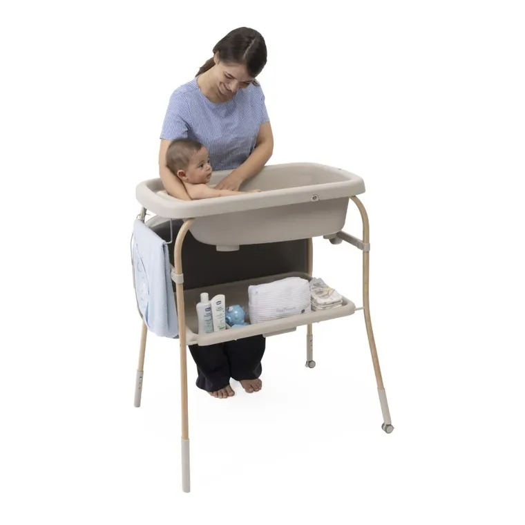 Chicco, Armonia, wanienka z przewijakiem, Soft Bubble, Scandinavian