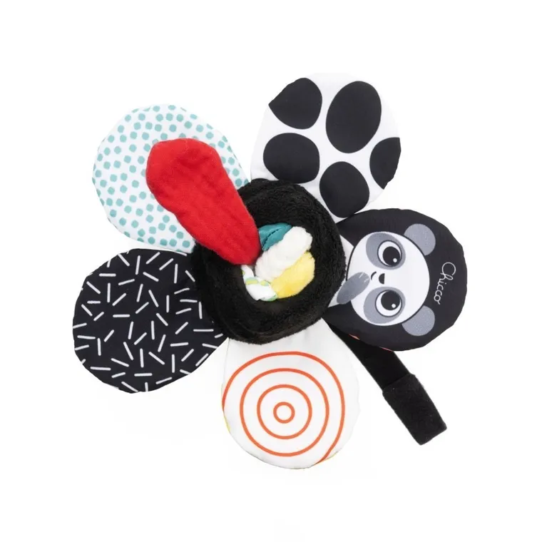 Chicco, Baby Sense & Focus, Kwiatuszek, kontrastowa zawieszka