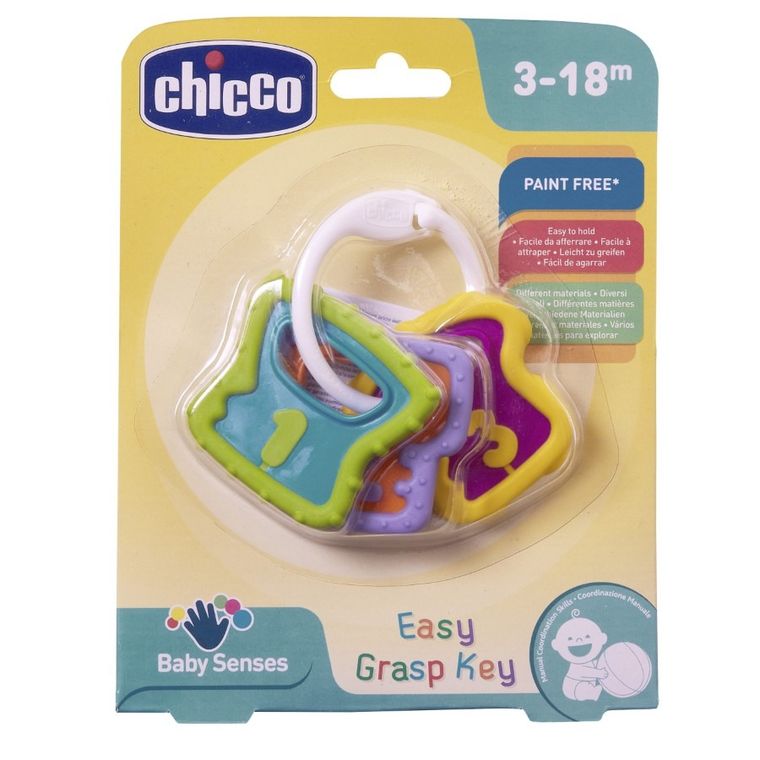 Chicco, Baby Senses, grzechotka, klucze