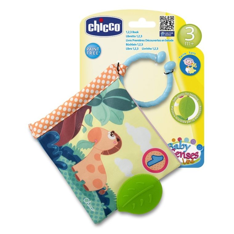 Chicco, Baby Senses, książeczka 1 2 3