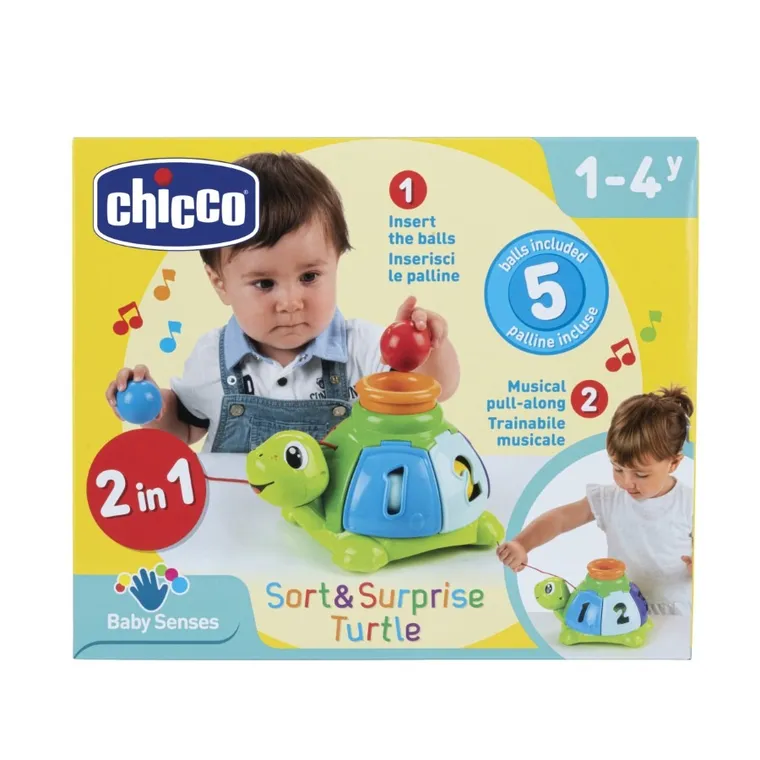 Chicco, Baby Senses, Żółwik, sorter