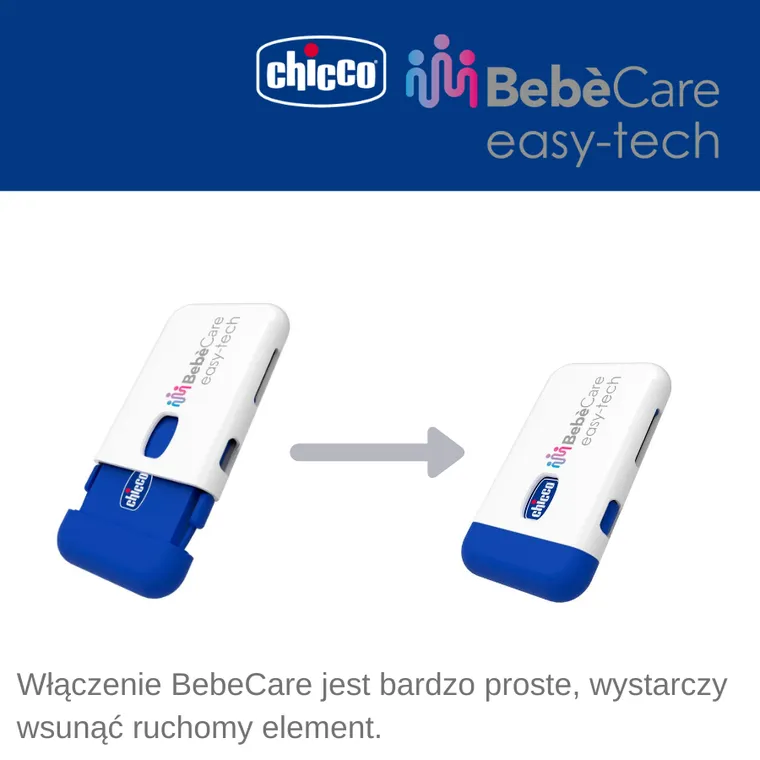 Chicco, Bebecare Easy Tech, system informujący o pozostawieniu dziecka w aucie