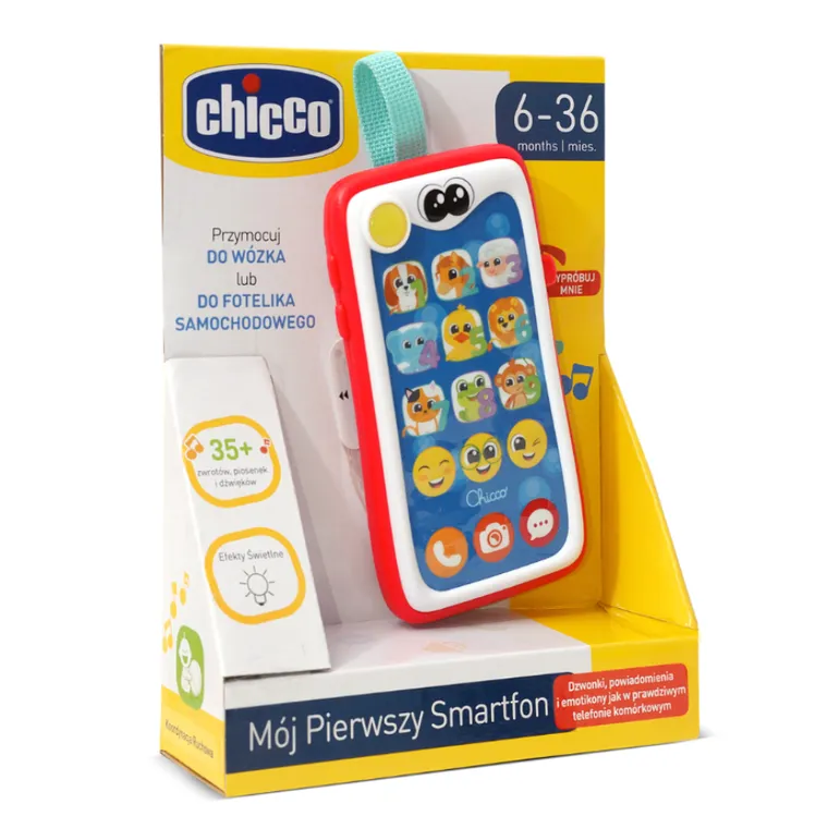 Chicco, Bilingual ABC, Mój Pierwszy Smartfon, zabawka interaktywna