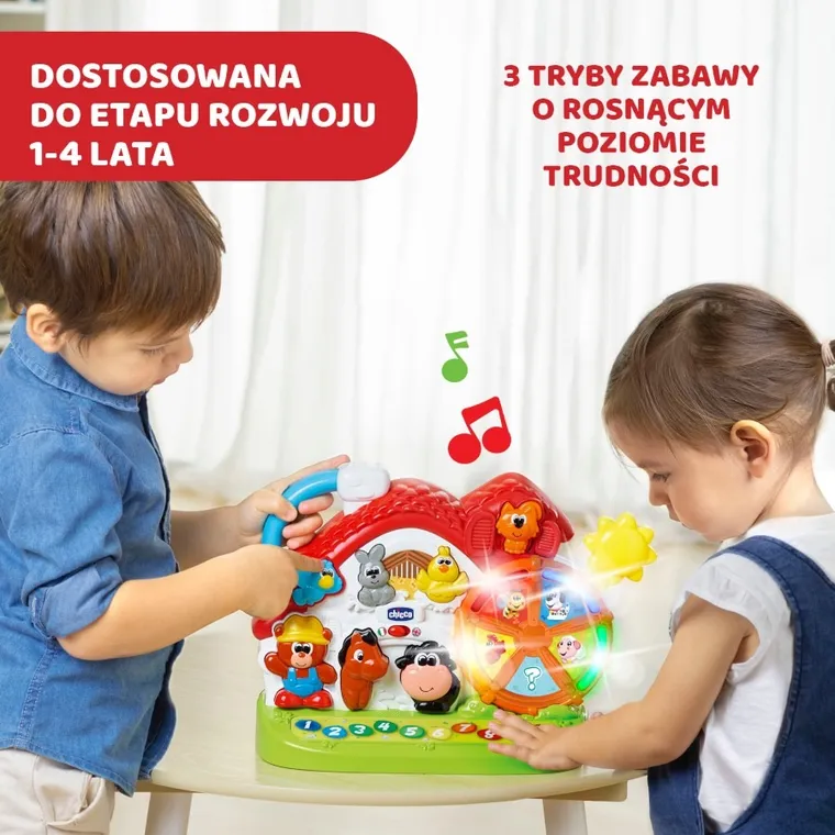 Chicco, Bilingual ABC, Mówiąca farma, zabawka edukacyjna, dwujęzyczna