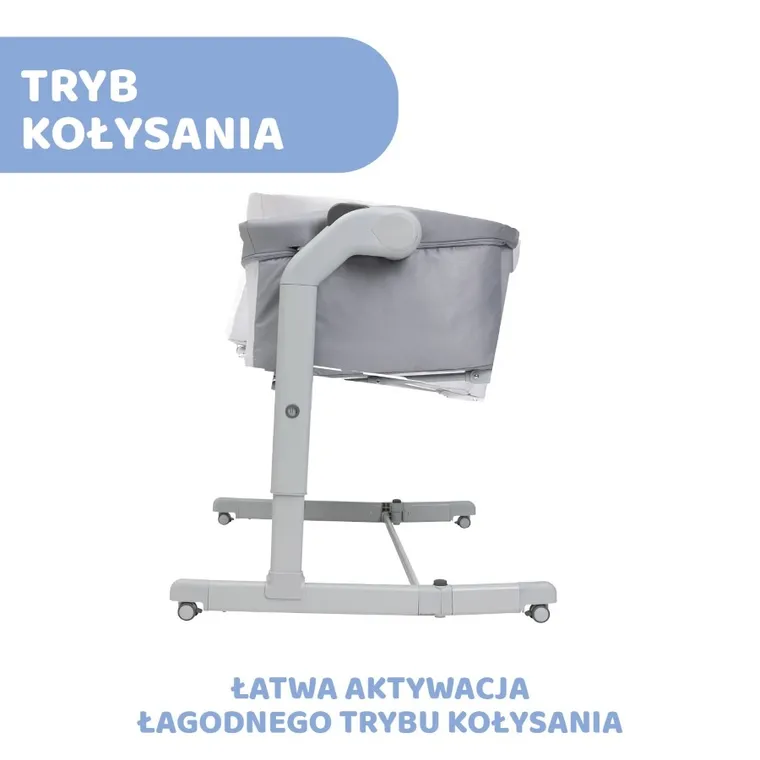 Chicco, Co-Sleeping, Next2Me, Magic Evo, łóżeczko dostawne, grey mist